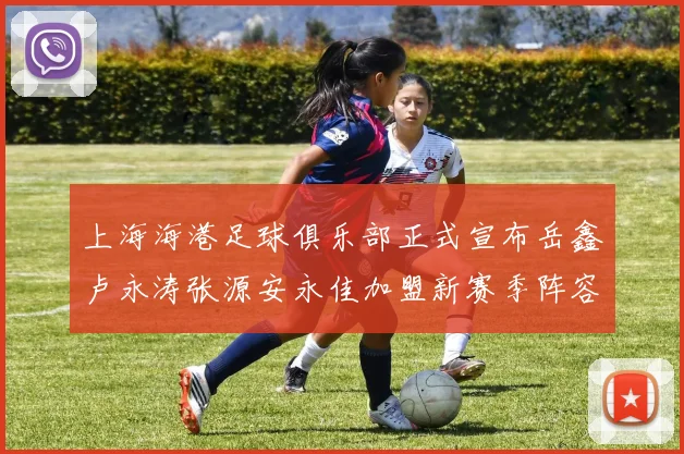 上海海港足球俱乐部正式宣布岳鑫卢永涛张源安永佳加盟新赛季阵容更新
